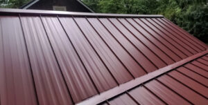 Closeup-Of-New-Metal-Pole-Barn-Roof